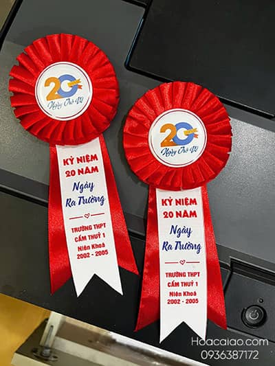 Hoa cài áo hội thao