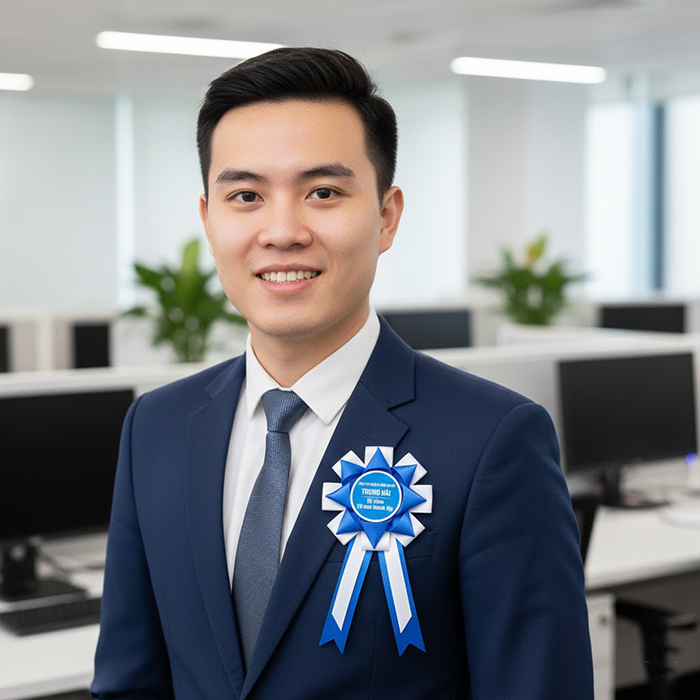 Hoa cài áo sao 8 cánh