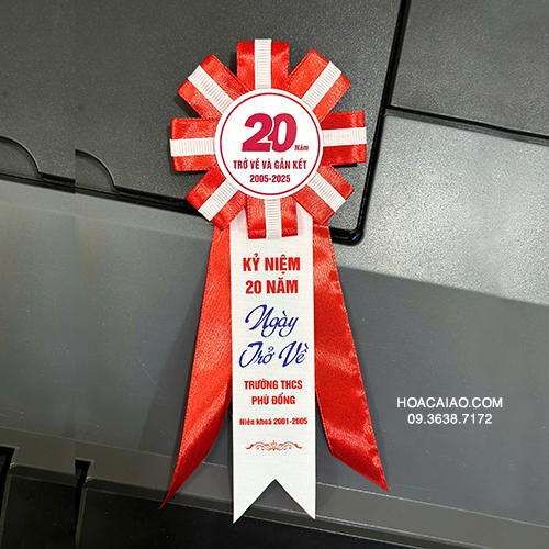 Hoa cài áo đại biểu 03